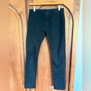 Comme des Garcons Cotton Slim Trousers XS in Black